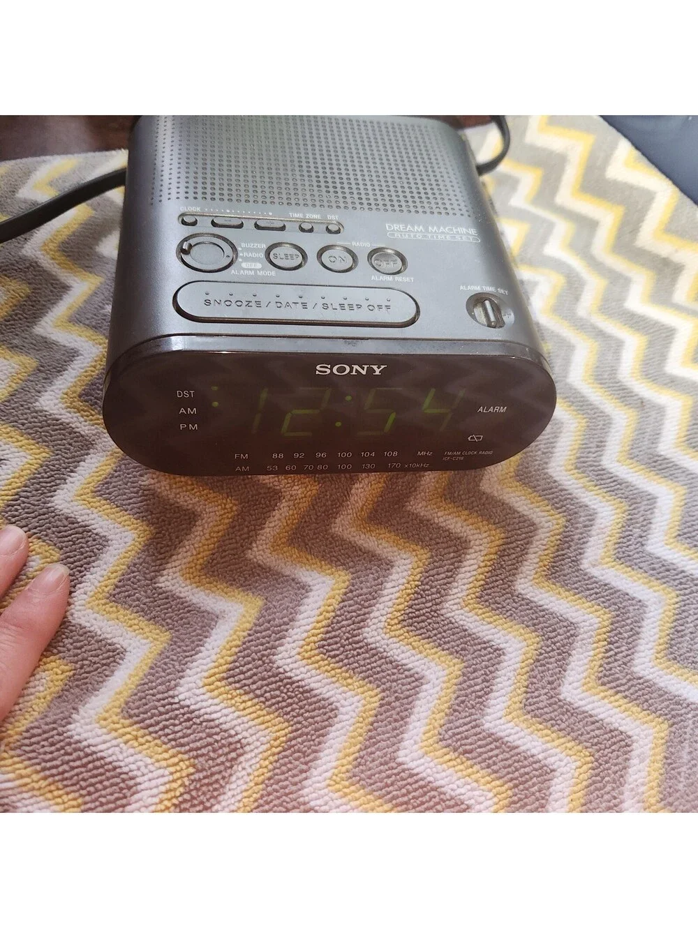 Sony ICF-C218 Dream Machine Clock Radio (Black)!